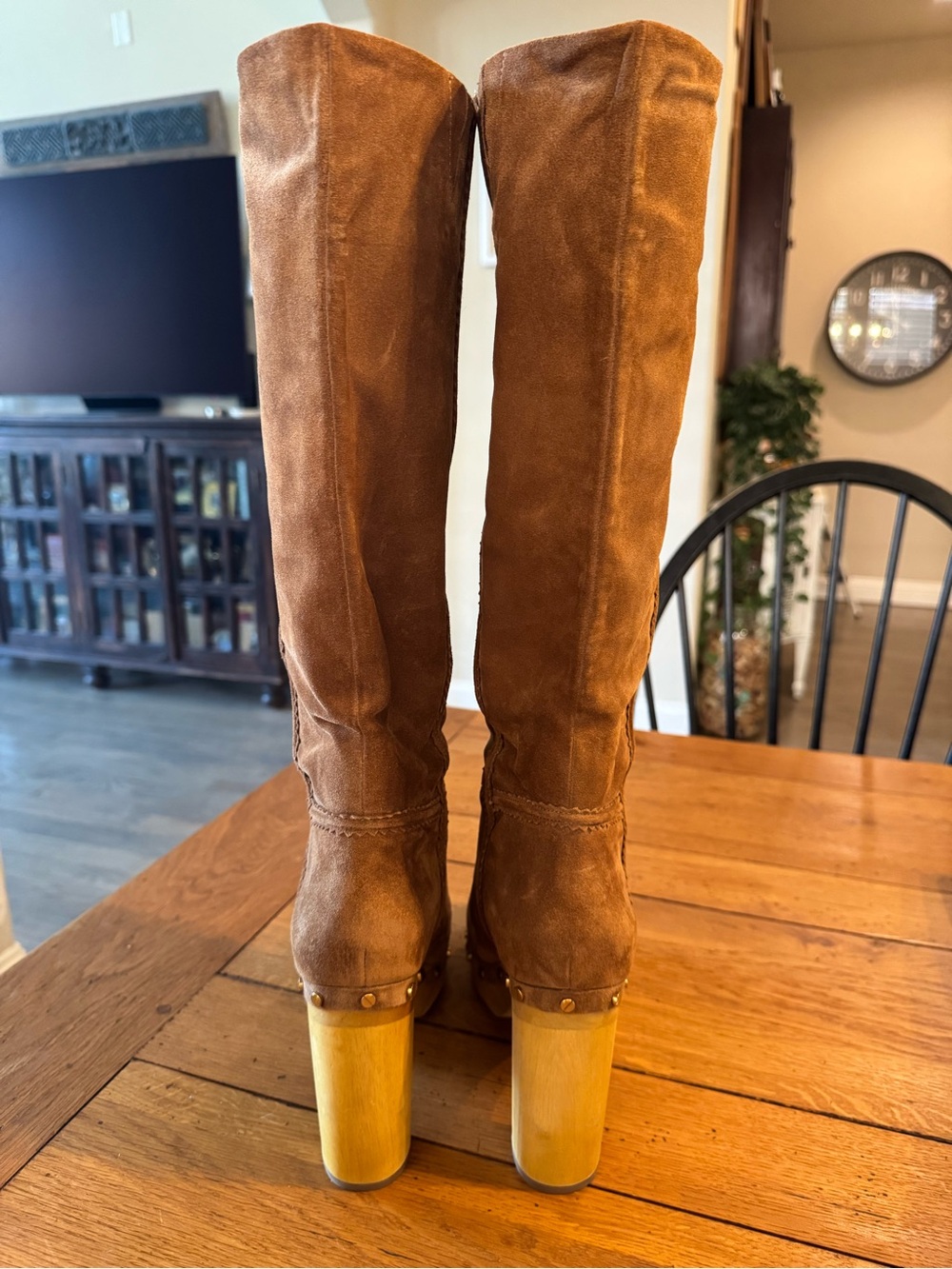 Veronica Beard Glendale clog knee boots - size 10 - Picture 5 of 10